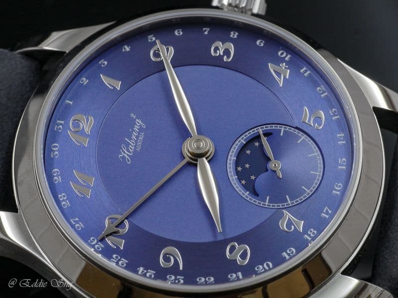 Legacy image from A Dream in Indigo: Unveiling the Habring² Oskar Pointer Date Moon Phase Shellman Edition